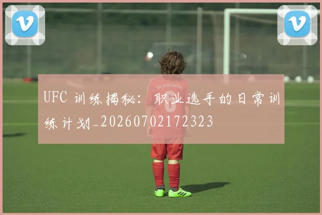 UFC 训练揭秘：职业选手的日常训练计划_20260702172323