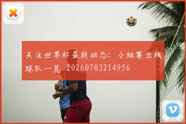 关注世界杯最新动态：小组赛出线球队一览_20260703214956